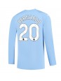 Manchester City Bernardo Silva #20 Kotipaita 2023-24 Pitkähihainen